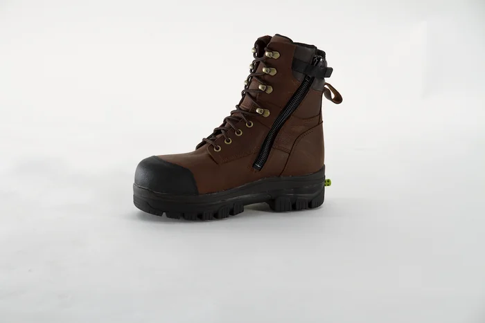 GEN II REBEL II in brown, 8 inch waterproof composite toe work boot
