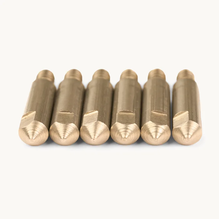 303 stainless steel spikes with machined conical points