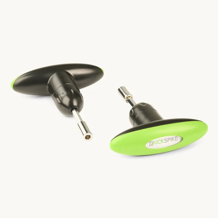 The Kickspike torque tool with green T-handle